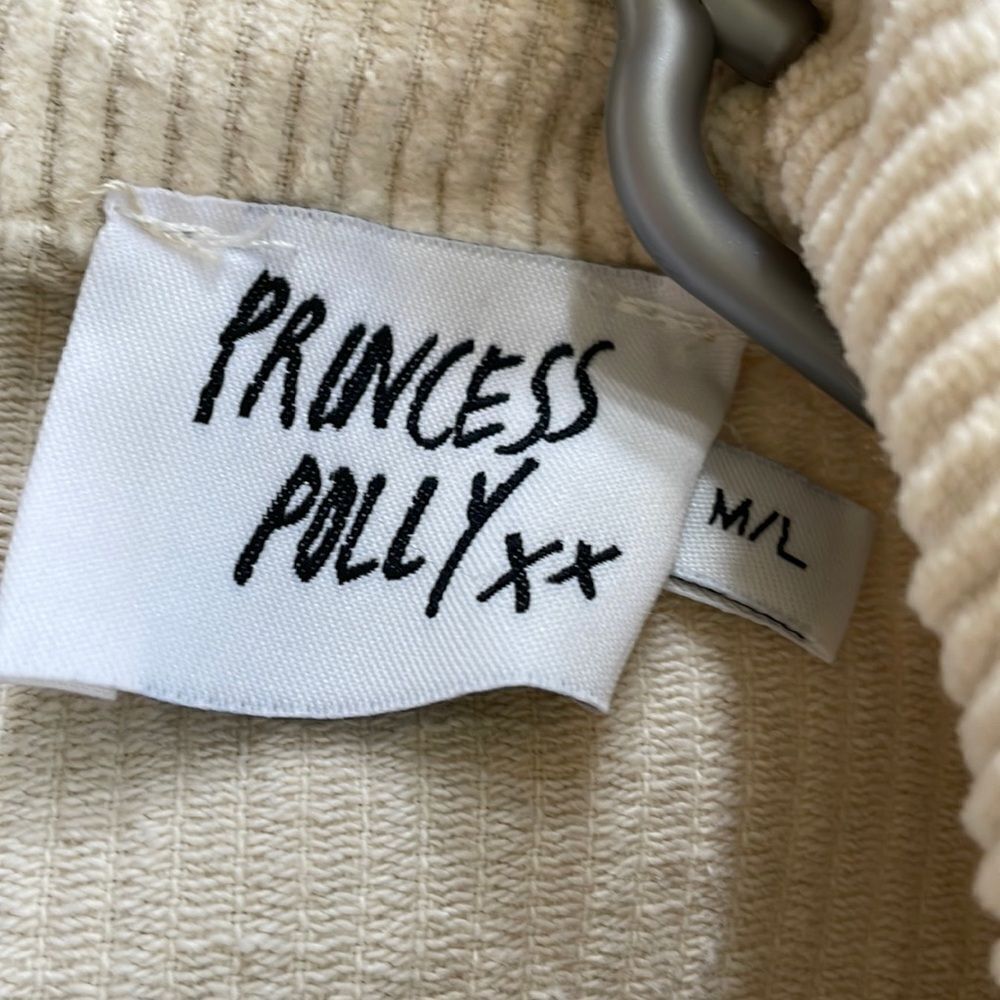 PRINCESS POLLY CORDUROY JACKET IN CREAM - Picture 5 of 5